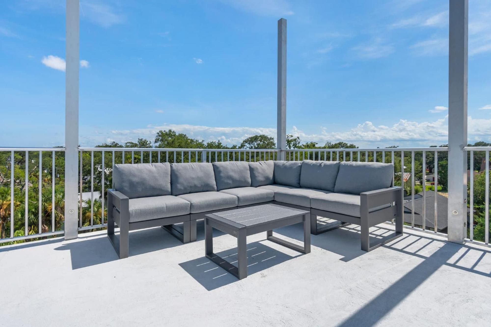 The Ray - Penthouse Suite - 360° Rooftop View St. Augustine Kültér fotó